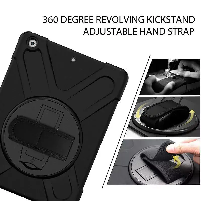eSTUFF CHICAGO Full Body Defender Case iPad 10.2 juodas