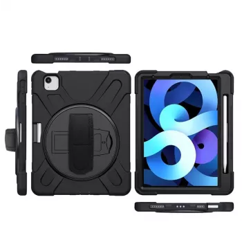 eSTUFF AUSTIN Defender dėklas iPad Pro 11 2022/2020/2018/Air 5/4 10.9 - Juodas
