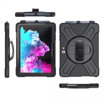 Dėklas eSTUFF AUSTIN Defender Case, Microsoft Surface Go 3/Go 2/Go, juodas