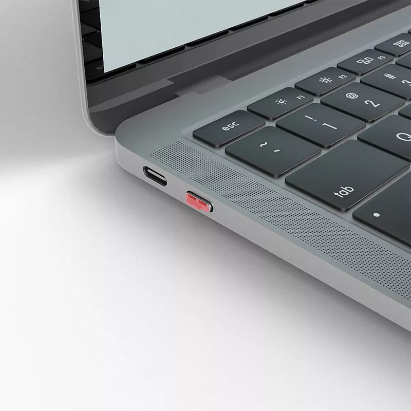 Lindy USB Type-C prievadų blokatoriai (be rakto) – 10 vnt., rožiniai