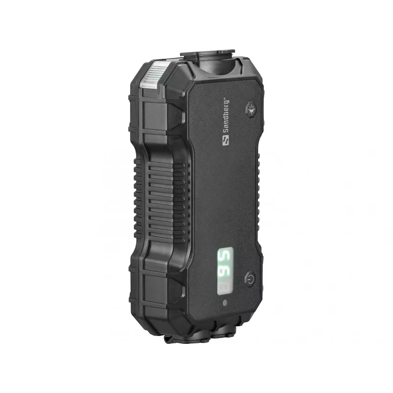 Automobilio užvedimo starteris Powerbank Sandberg 10000 mAh USB Type-A Type-C juodas