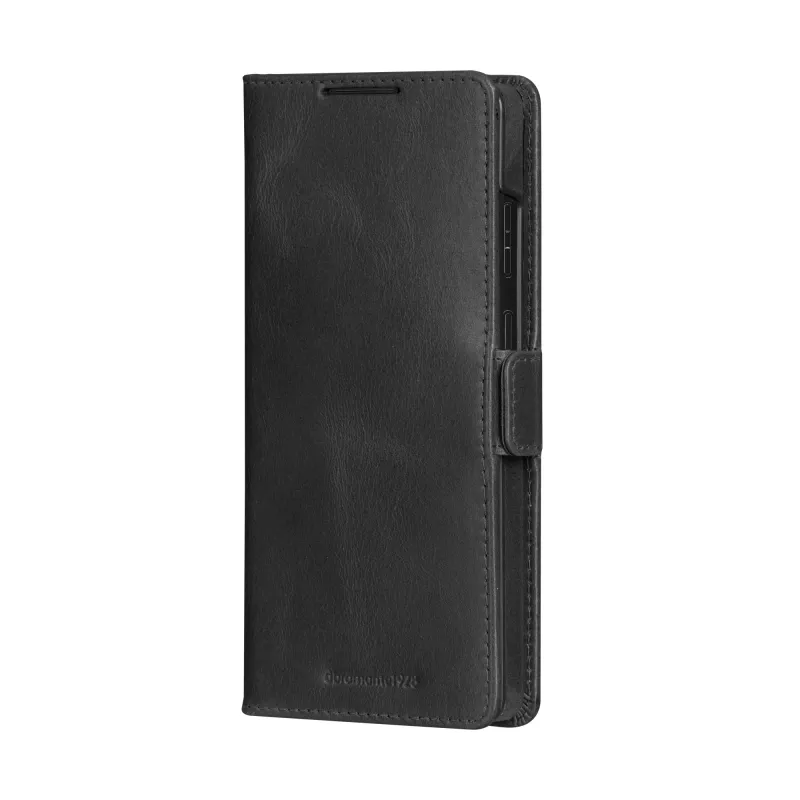 dbramante1928 Lynge LMSUGTBL6470 knygutės tipo dėklas Samsung Galaxy S25 Ultra, grūdėta oda, juodas