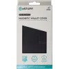 eSTUFF INFINITE MILAN ES67160104 dėklas-piniginė, skirtas iPhone 16 Pro, juodas