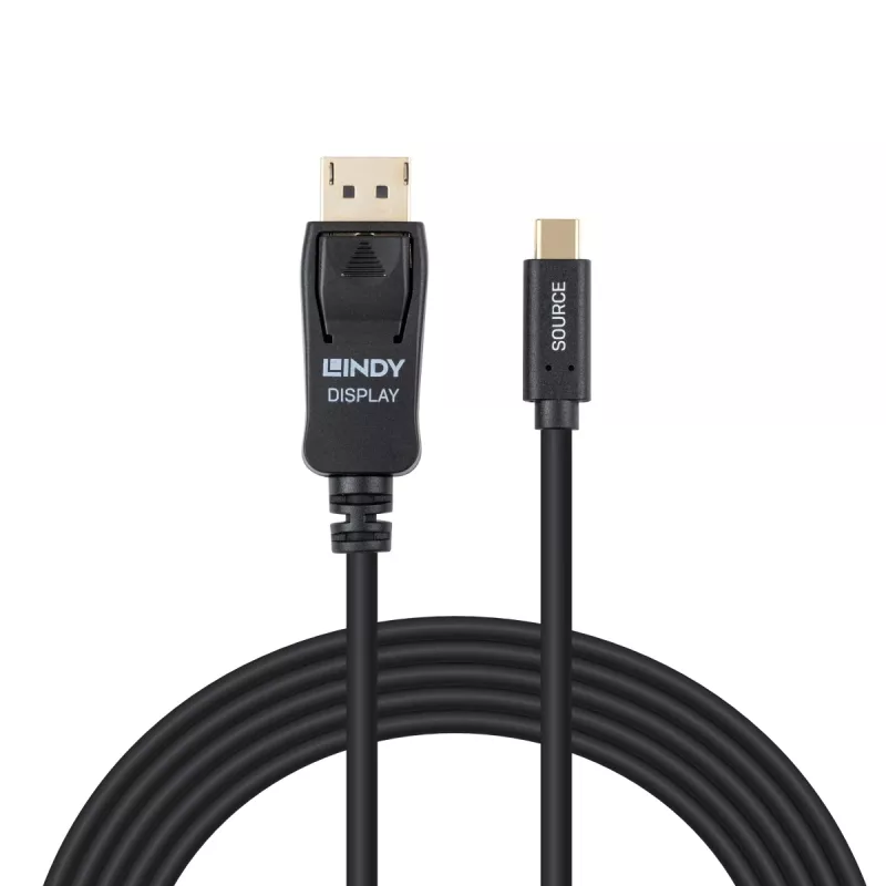 Lindy 3 m USB Type C į DisplayPort 4K60 adapterio laidas su HDR