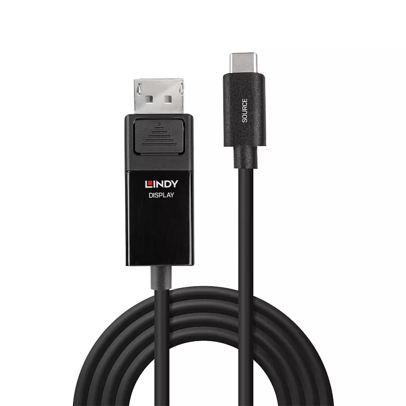 Lindy 3 m USB Type-C į DisplayPort 8K60 adapterio laidas