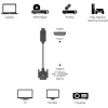 Techly ICOC-HDMI-D-045 5 m DVI-D – HDMI adapterio laidas, juodas