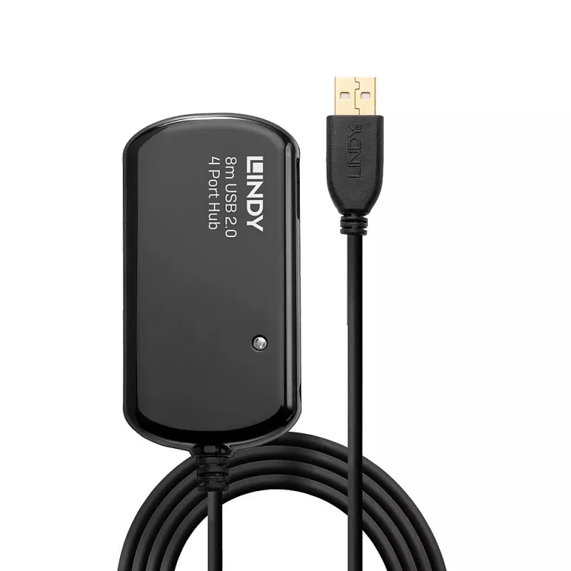 Lindy 8 m USB 2.0 aktyvus prailginimo Pro centras