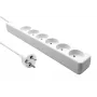 Microconnect MC-GRU0605DKW ilginimo laidas 5 m 6 kištukinių lizdų Baltas