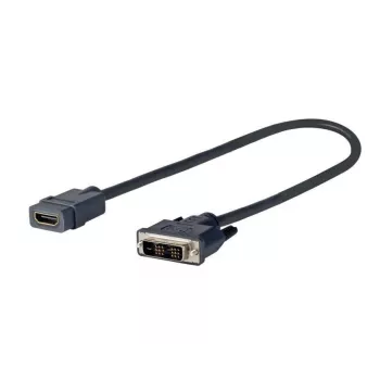 Vivolink PRODVIADAPHDMI vaizdo kabelio adapteris 0,2 m DVI-D HDMI juodas
