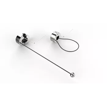 Vivolink PROADRING-S-WIRE plieninė apsauginė virvutė, juoda, 20 g
