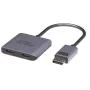 MicroConnect MC-DP-2XHDMI adapteris DisplayPort į 2x HDMI, dviguba HDMI lizdai, 4K palaikymas