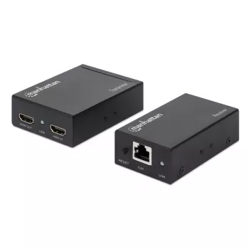 MANHATTAN HDMI 1080p Ethernet vaizdo perdavimo rinkinys, iki 50 m per vieną Cat6 kabelį, TX ir RX moduliai, IR palaikymas, trejų metų garantija