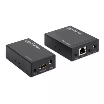 MANHATTAN HDMI 1080p Ethernet vaizdo perdavimo rinkinys, iki 50 m per vieną Cat6 kabelį, TX ir RX moduliai, IR palaikymas, trejų metų garantija