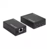 MANHATTAN HDMI 1080p Ethernet vaizdo perdavimo rinkinys, iki 50 m per vieną Cat6 kabelį, TX ir RX moduliai, IR palaikymas, trejų metų garantija