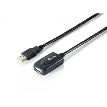 Equip USB 2.0 Type A aktyvus prailginimo kabelis vyriškas į moterišką, 15 m