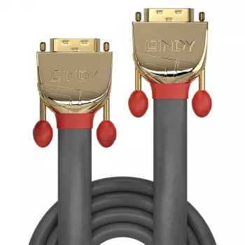 Lindy 15 m DVI-D Dual Link laidas, Gold Line