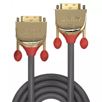 Lindy 15 m DVI-D Single Link laidas, Gold Line