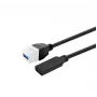 VivoLink PROKEYUSB3AFF0 2W USB 3.0 laidas Type-A į Type-A
