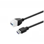 VivoLink USB 3.0 Type-A Moteriškas į Moterišką Adapterio Laidas PROKEYUSB3AFM2W, baltas