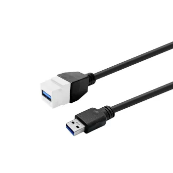 VivoLink USB 3.0 tipo A į tipo A ilginamasis kabelis PROKEYUSB3AFM3W 3 m baltas