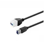VivoLink USB 3.0 Type-A Moteriškas-Moteriškas Prailginimo Laidas PROKEYUSB3AFBM2W, baltas
