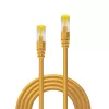 Lindy 47666 tinklo kabelis Cat7 S/FTP 7,5 m geltonas