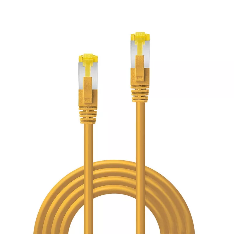Lindy 47666 tinklo kabelis Cat7 S/FTP 7,5 m geltonas