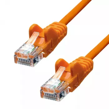 Tinklo kabelis ProXtend CAT5e U/UTP CCA PVC Oranžinis 0,3 m