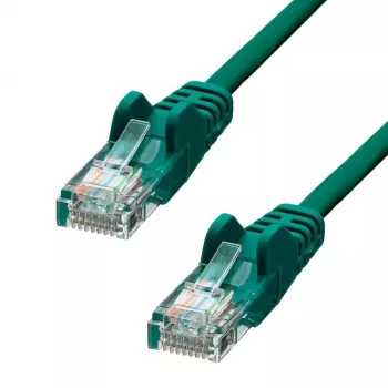 Tinklo kabelis ProXtend CAT5e U/UTP CCA PVC Žalias 15M RJ-45 Kištukas/Kištukas