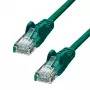 ProXtend CAT5e U/UTP CCA PVC tinklo kabelis, žalias, 0,25 m