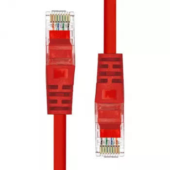 Tinklo kabelis ProXtend CAT5e U/UTP CCA PVC Raudonas 0,5 m
