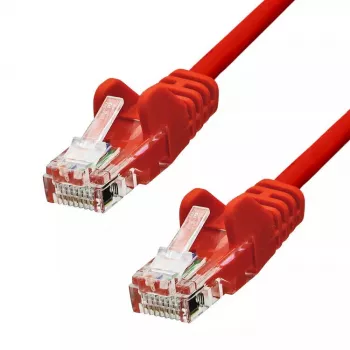 Tinklo kabelis ProXtend CAT5e U/UTP CCA PVC Raudonas 3M RJ-45 Kištukas/Kištukas