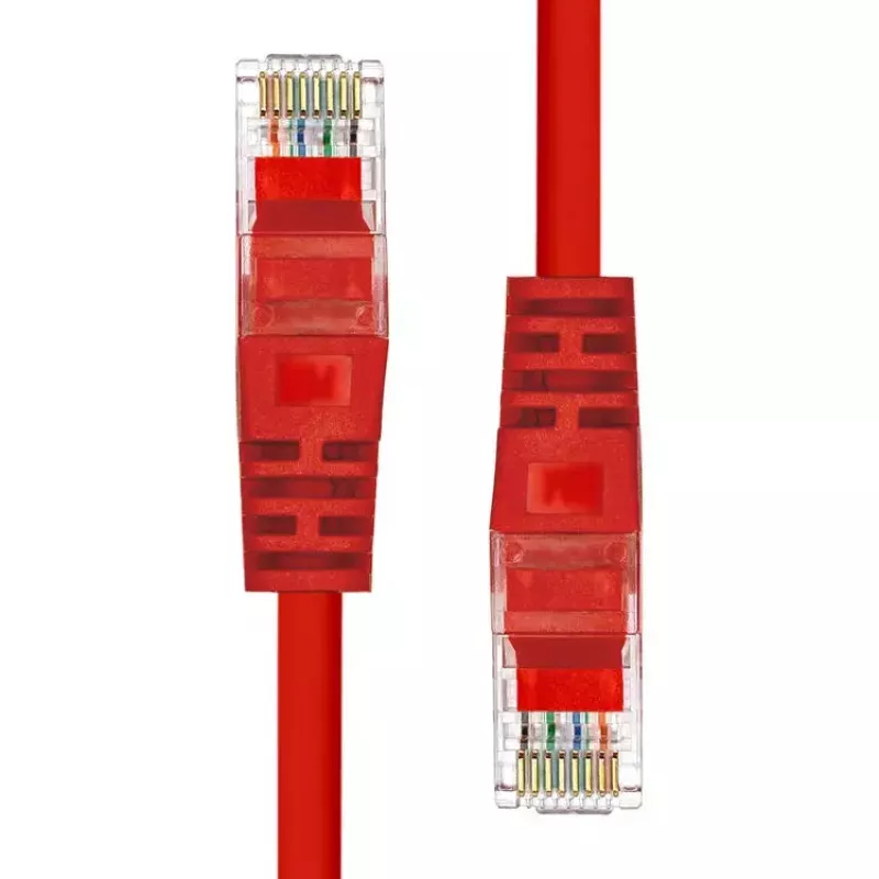 ProXtend V-5UTP-07R CAT5e U/UTP CCA PVC Ethernet kabelis, 7 m, raudonas