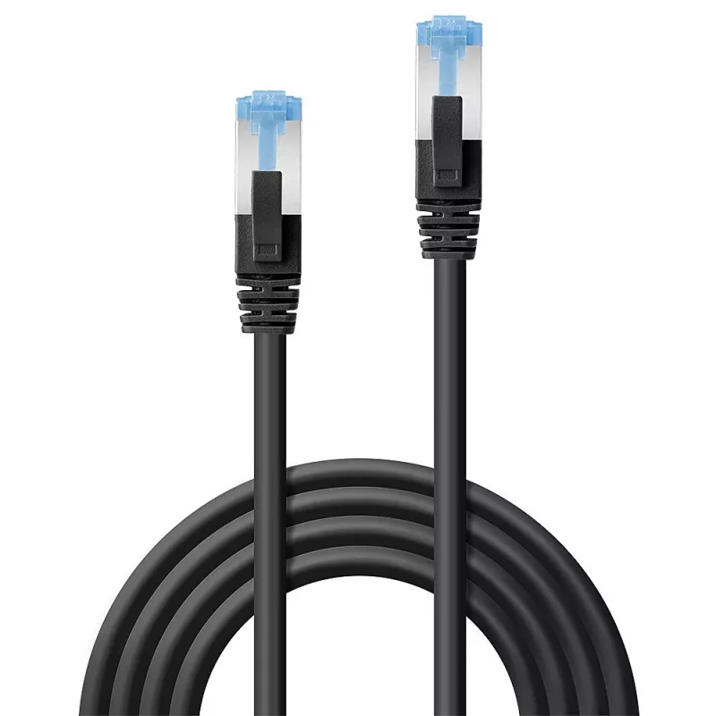 Lindy 47186 tinklo kabelis 30 m juoda Cat6a S/FTP (S-STP)