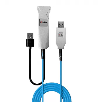Lindy 30 m šviesolaidinis USB 3.0 laidas