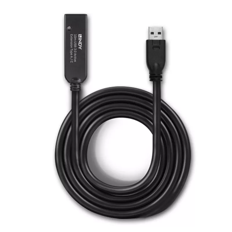 Lindy 10 m USB 3.0 aktyvus ilginimo kabelis A tipo į C