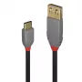 Lindy 0.15m USB 2.0 tipo C į A adapterio laidas, Anthra Line