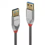 Lindy 36625 USB 3.2 Gen 1 (3.1 Gen 1) laidas 0.5 m USB A pilkas