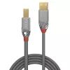 Lindy 1 m USB 2.0 A-B laidas, Cromo Line