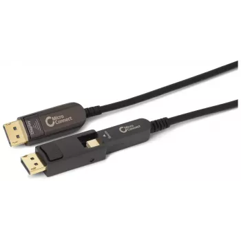 Microconnect DP-MMG-5000MBV1.4OP aktyvus hibridinis Mini DisplayPort–DisplayPort 1.4 laidas 50 m Juoda