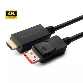 Microconnect MC-DP-HDMI-1004K vaizdo kabelio adapteris 1 m DisplayPort juodas