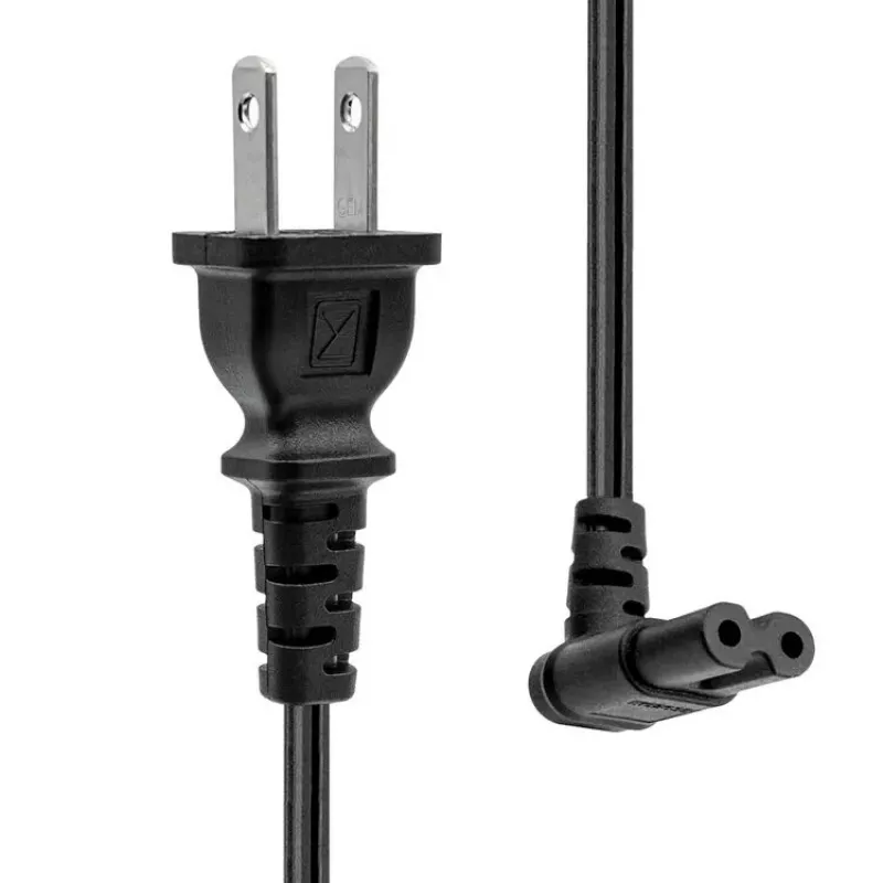 ProXtend maitinimo laidas Type A į kampuotą C7 juodas 2m 125V 15A
