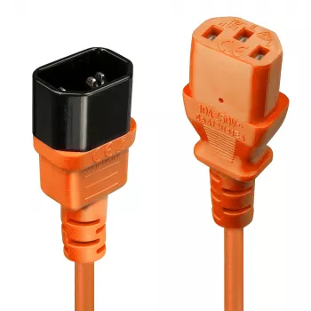 Lindy 0,5 m IEC ilginamasis laidas, oranžinis