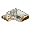 Lindy CROMO HDMI kištukas į HDMI lizdą 90 laipsnių dešinysis adapteris
