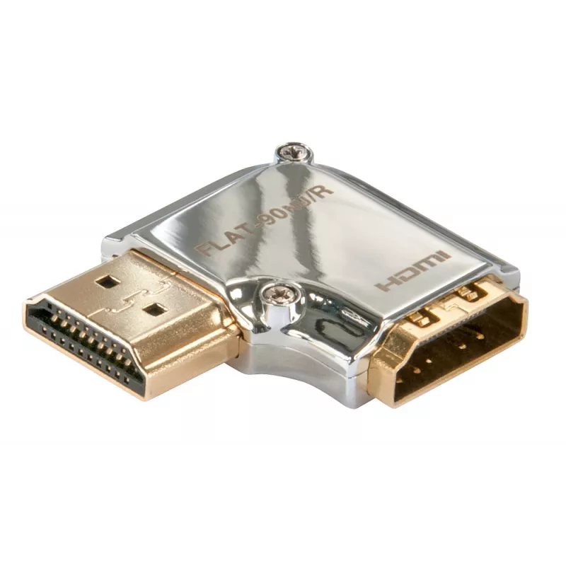 Lindy CROMO HDMI kištukas į HDMI lizdą 90 laipsnių dešinysis adapteris