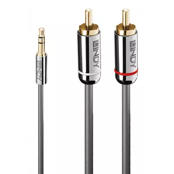 Lindy 1m 3.5mm į RCA garso laidas, Cromo Line