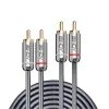 Lindy 5m Dual Phono Audio laidas, Cromo Line