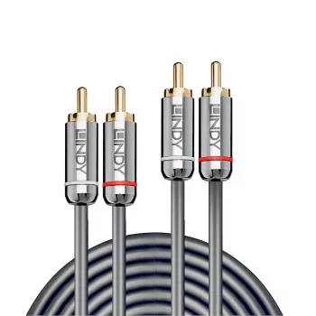 Lindy 5m Dual Phono Audio laidas, Cromo Line