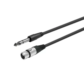 Vivolink PROAUDXLRFJACKS3 garso kabelis 3 m XLR 6,35 mm juodas