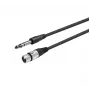 Vivolink PROAUDXLRFJACKS3 garso kabelis 3 m XLR 6,35 mm juodas